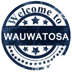 wauwatsoa stamp on white background