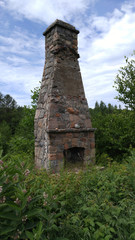 Fireplace - remains of a chalet