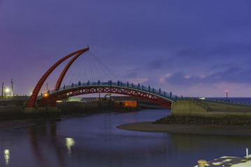 The beautiful Rainbow Bridge at Yuanli