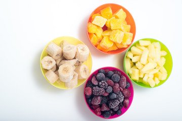 assorted frozen fruits