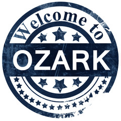 ozark stamp on white background