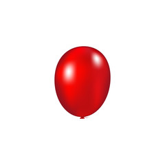 Red balloon vector