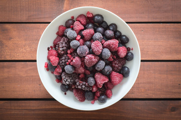 frozen berry mix