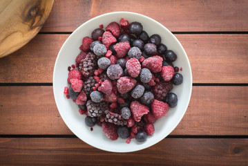 frozen berry mix