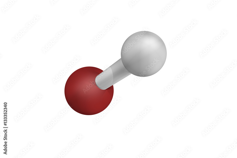 Sticker Hydrogen bromide, an important reagent in the production of inor