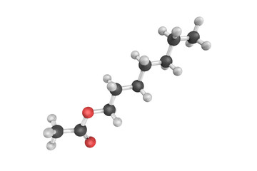 Heptyl acetate, used as a fruit essence flavoring in foods and a