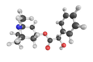 Homatropine, an anticholinergic medication used in eye drops as