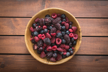 frozen berry mix