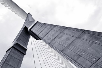 Abstract  structural of bridge detail