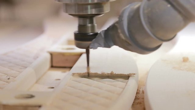 milling machines with numerical control software, wood, decorative details