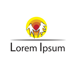 Couple People and Sun