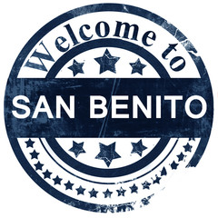 san benito stamp on white background