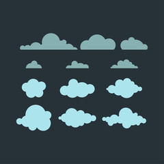Cloud vector icon.