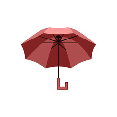 Open umbrella vector illustration.