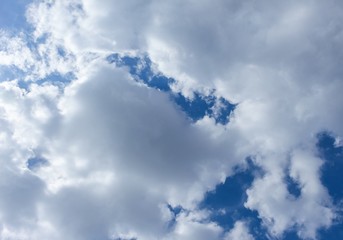 blue sky vivid  and raincloud  beautiful  