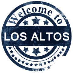 los altos stamp on white background