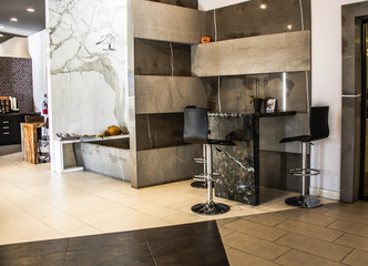 Luxury floor tiles made from porcelain tiles and modern wall tiles made from marble stone