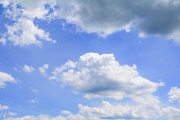 blue sky background with cloud in nature beautiful