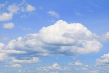 blue sky background with cloud in nature beautiful