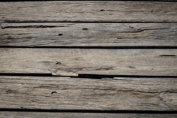 Wooden pier planks - 133356328