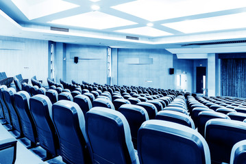 Fototapeta premium A neatly arranged cinema seat