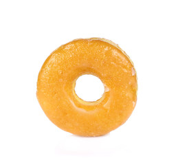 Tasty donut isolated on white background