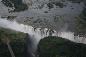 Victoria Falls from the Air, Zambia/Zimbabwe