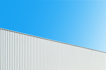 Fototapeta na wymiar white cargo container texture on sky background. Seamless pattern. 