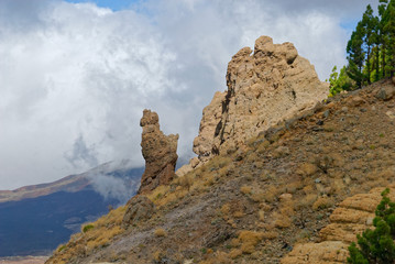 mountainous landscapes Tenerife Spain Canary Islands