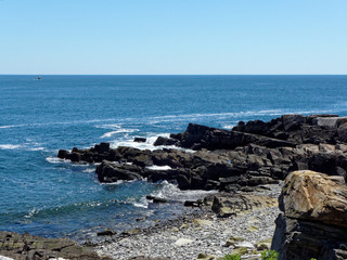 Fototapeta na wymiar Maine Coast Landscapes and Lighthouses