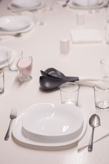 Table ready for lunch