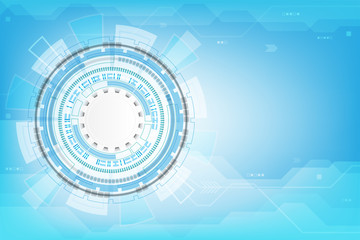Obraz premium Vector communication concept for technology background