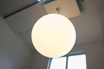 Ceiling ball lamp interior
