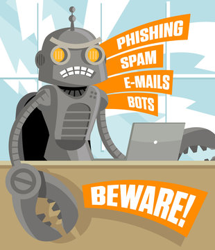 Robot Beware Campaing Agains Bots And Internet Phishing Sites