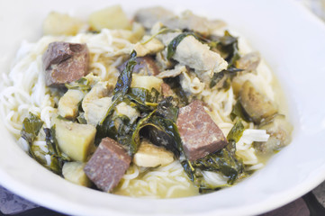 Thai noodle or northern Thai noodle
