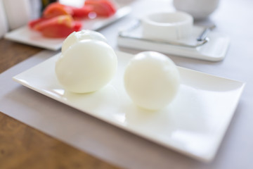 Breakfast table
