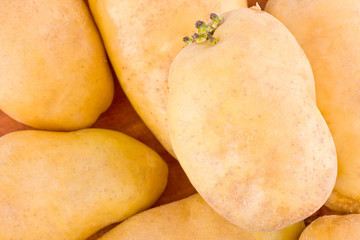  potatoes tubers  from the market on background healthy potato Vegetable food isolated

