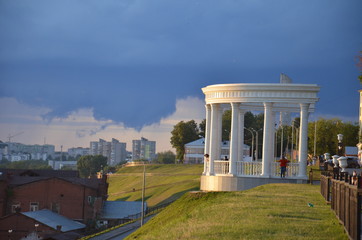 View of the embankment  the Izhevsk
