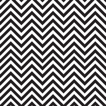 Black and white chevron seamless pattern