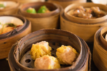 Dim Sum in Basket