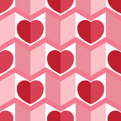Seamless pattern with heart. vector background. Holiday texture. pattern for Happy Valentine's Day 