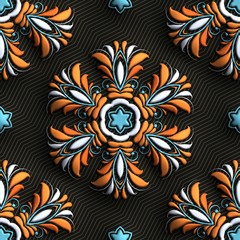 3D rendering of plastic background tile