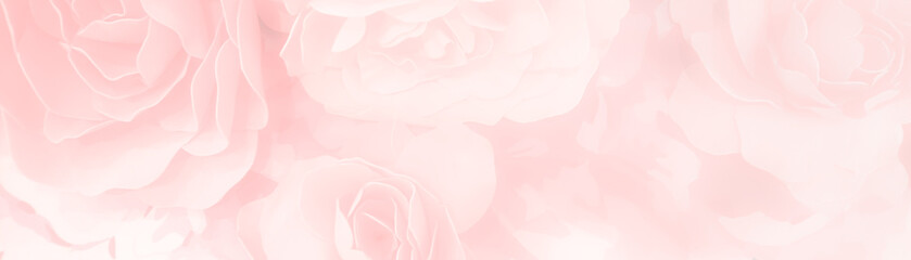 fleurs de roses de couleur douce dans des tons pastel avec un style flou pour la texture du motif d& 39 arrière-plan