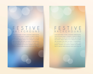 Abstract Bokeh Background : Vector Illustration