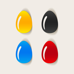realistic design element: easter egg