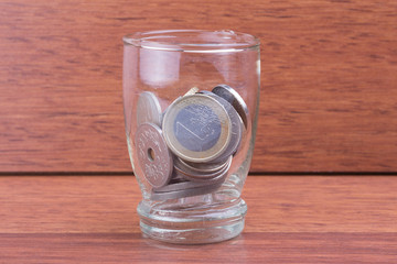 Coins in Glass