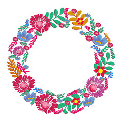 Vector background flowers spring