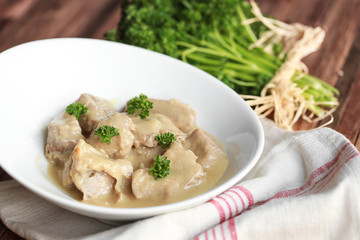 sauté de veau sauce moutarde 3