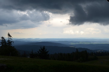 Burza nd Jaworzyną Krynicką/A storm over the Jaworzyna Krynicka mount, Lesser Poland, Poland