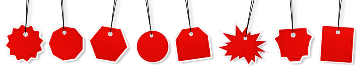 Concept of empty banner for sales promotion